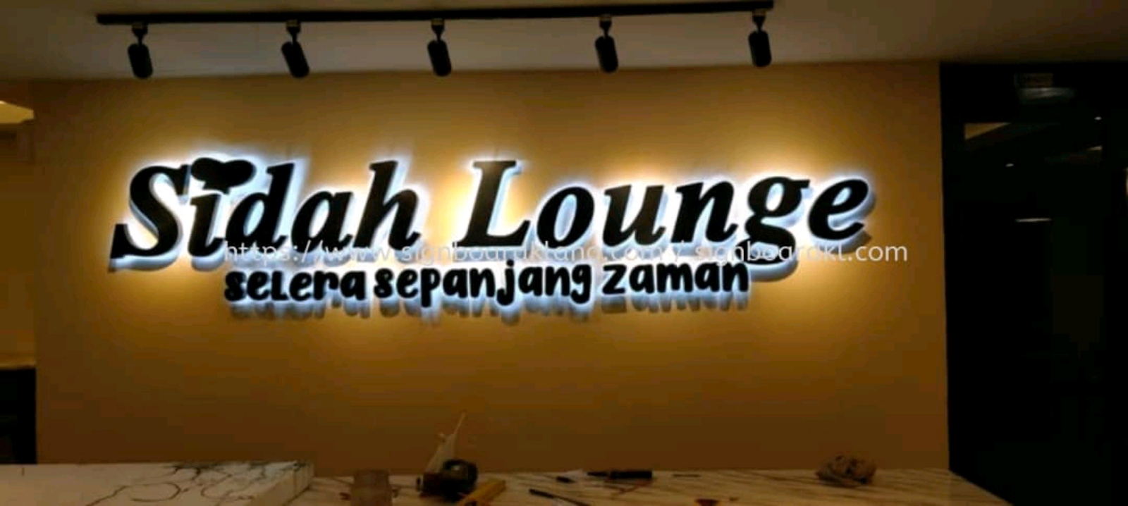 Sidah Lounge -3D Backlit Signboard kl 3D Backlit Signboard KL Klang ...
