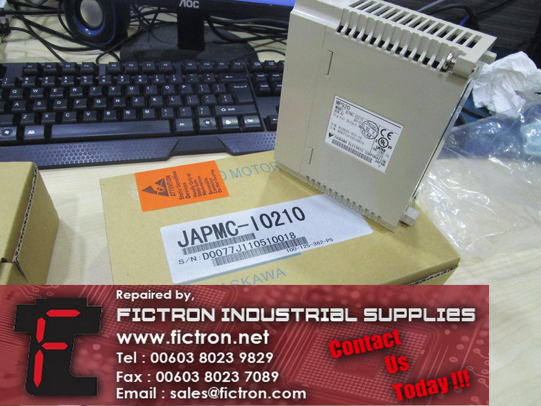 JEPMC-10210 JEPMC10210 YASKAWA ELECTRIC PLC I/O Module Supply Repair Malaysia Singapore Indonesia USA Thailand