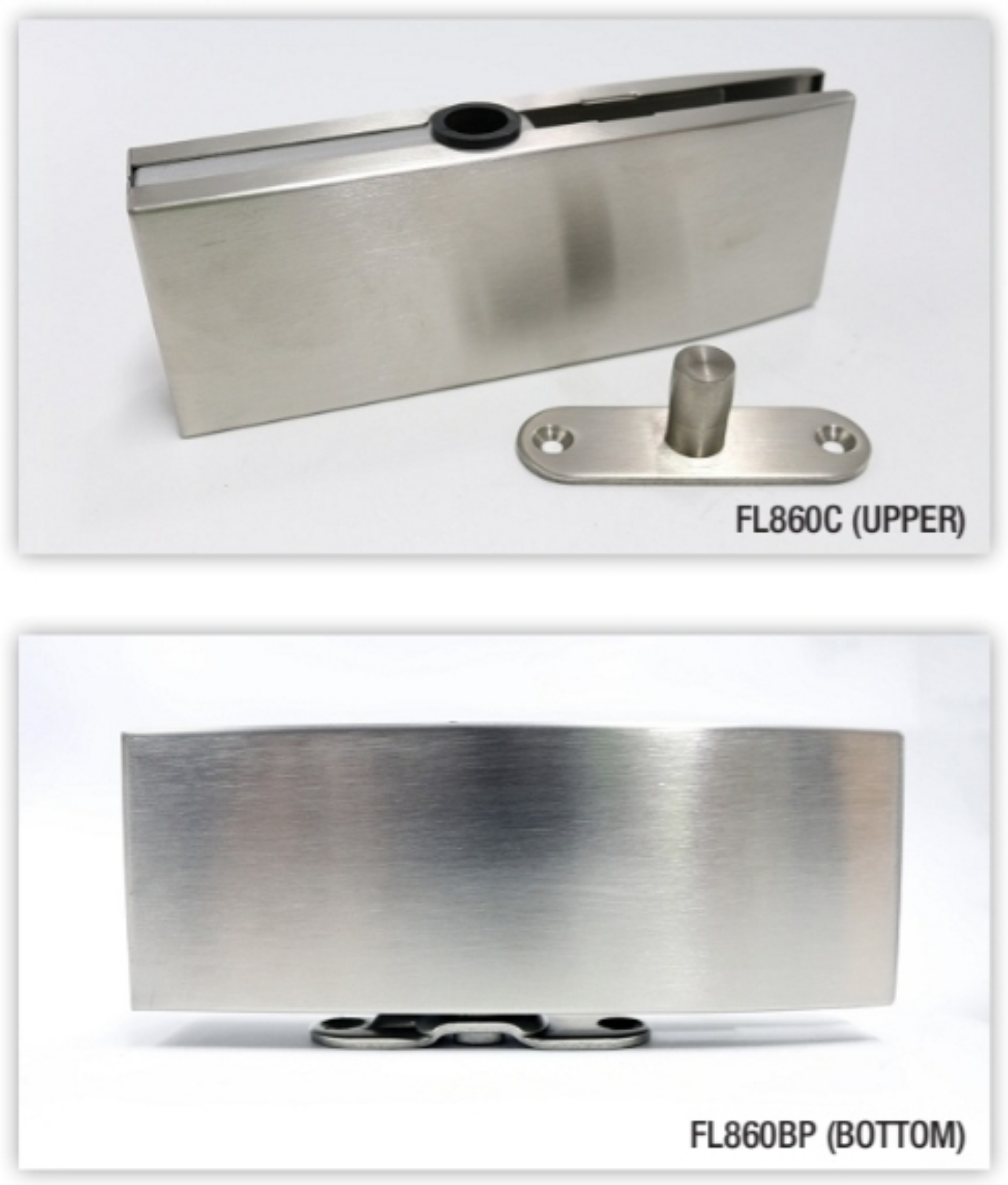 GLASS DOOR CLOSER SET