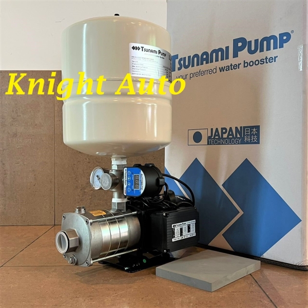 Tsunami CMS4-40-iPT Digital Home Pump (ST) 0.75kw 240v c/w 18L Pressure Tank ID34124 Tsunami Water Pump (Branded) Selangor, Malaysia, Kuala Lumpur (KL), Seri Kembangan, Setapak, Kajang Supplier, Suppliers, Supply, Supplies | Knight Auto Sdn Bhd