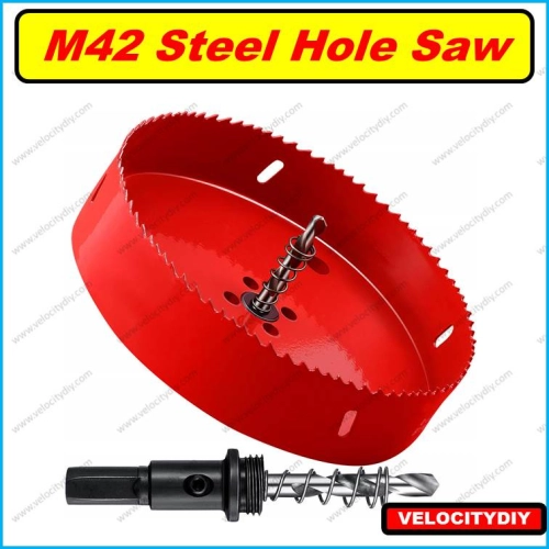 （开孔器）4“ 5” 6“ Durable M42 High Speed Bi-Metal Hole Saw Hole Cutter Drill Bit