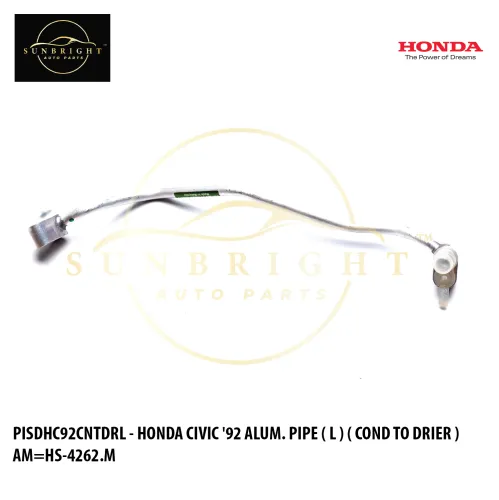 PISDHC92CNTDRL - HONDA CIVIC '92 EG8 ALUM. PIPE ( L ) ( COND TO DRIER ) AM=HS-4262.M