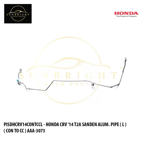 PISDHCRV14CONTCCL - HONDA CRV '14 T2A SANDEN ALUM. PIPE ( L ) ( CON TO CC ) AAA-3073