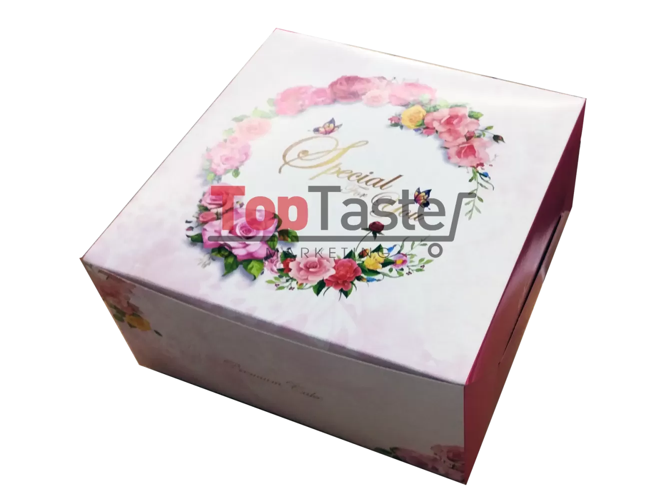 4 Color Cake Box