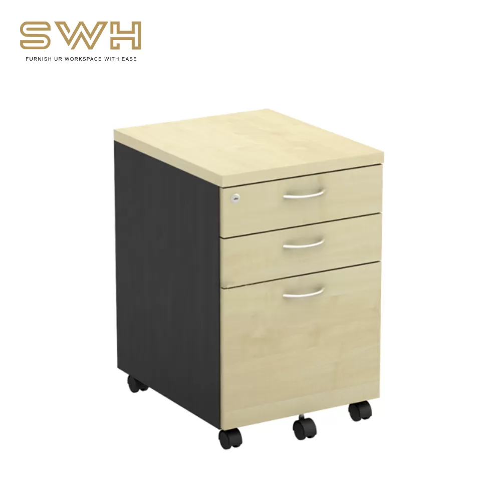  3 Mobile Pedestal 2Drawer And 1Filing | Office Furniture Penang