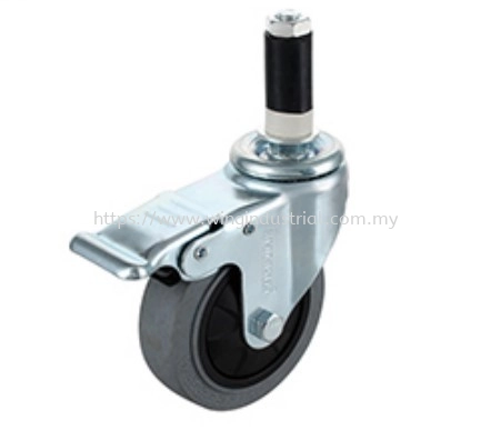 3" Anti-Static Swivel Stem-Mount Castor with Brake (C-4 ESD)