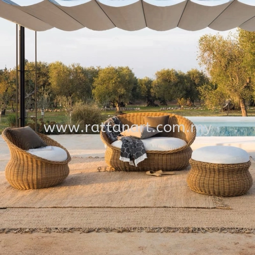 SYNTHETIC RATTAN SOFA ( INDOOR / OUTDOOR)