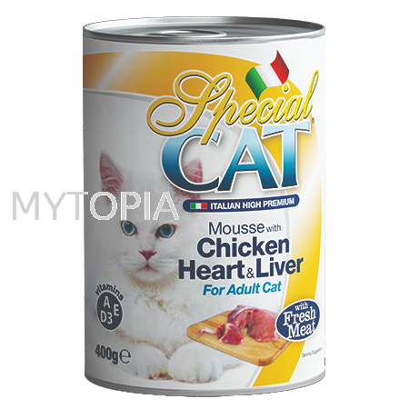 SPECIAL CAT MOUSSE WITH CHICKEN HEART & LIVER 400G SPECIAL CAT  CAT FOOD Perak, Malaysia, Selangor, Kuala Lumpur (KL), Ipoh, Batu Gajah Supplier, Suppliers, Supply, Supplies | MYTOPIA PETCARE SDN. BHD.