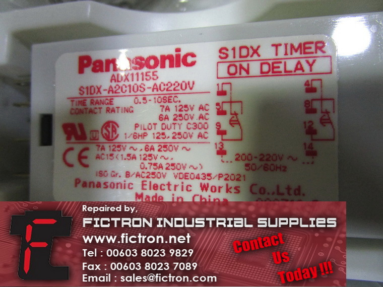 ADX11155 PANASONIC Timer Relay Supply Malaysia Singapore Indonesia USA Thailand