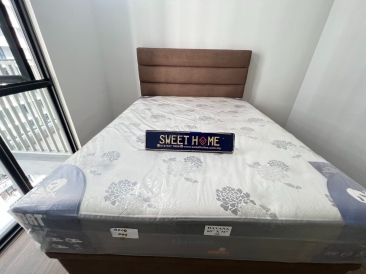 Queen Size Bedrame with Z Pump Storage | Storage Bed Frame | Katil Dengan Storage deliver to Vertu Resort ,Persiaran Cassia Barat ,Bandar Cassia Penang