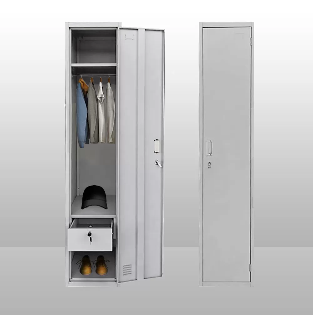 1 Compartment Steel Locker | Hostel Locker Asrama 380(W) x 450(D) x 1850(H) mm