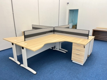 Office Workstation Table | Office L Shape Table | Office Foldable Table | Office Chair | High Tall and Low Cabinet | Tempered Glass Whiteboard Deliver To G-Nix Technologies Sdn Bhd Puchong Selangor Kawasan Perindustrian Juru Penang