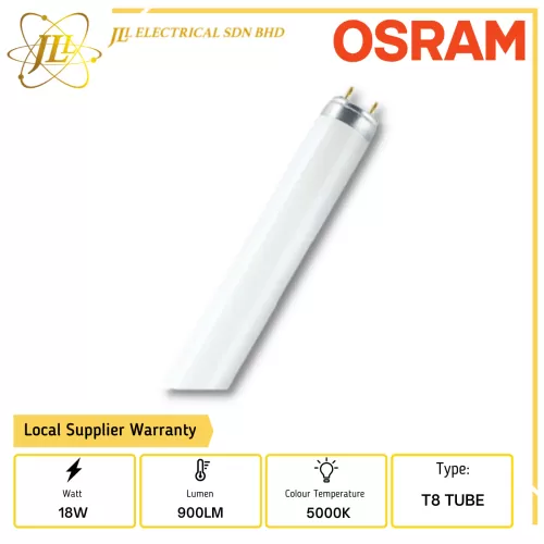 OSRAM LEDVANCE ST8E T8 LED TUBE 20W 3000K/4000K/6500K C/W STARTER Kuala  Lumpur (KL), Selangor, Malaysia Supplier, Supply, Supplies, Distributor |  JLL Electrical Sdn Bhd