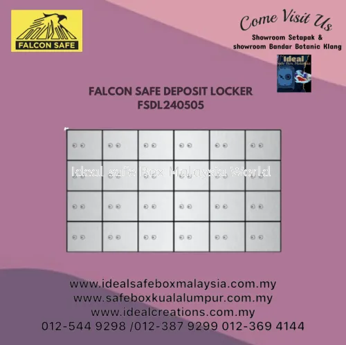 Falcon Safe Deposit Locker - 24 Lockers (FSDL 240505)_160kg