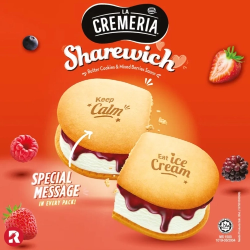 La Cremeria Sharewich Butter Biscuit & Mixed Berries Sauce 115ml