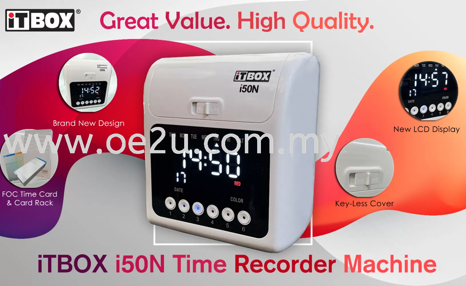 iTBOX i50N Electronic Time Recorder