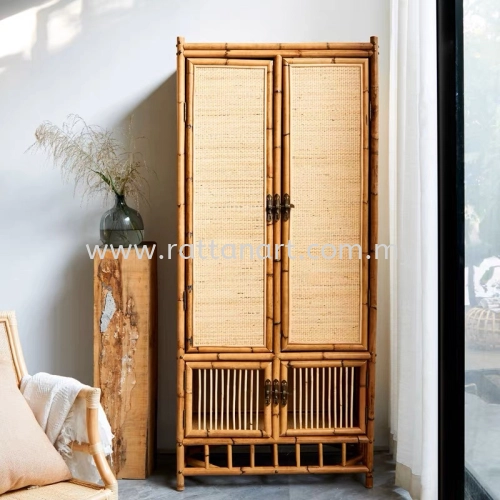 RATTAN WARDROBE