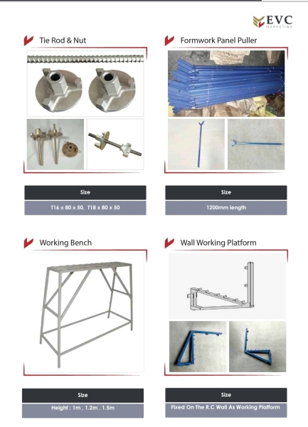 Aluminium Formwork Accessories  Aluminium Formwork Accessories  Kuala Lumpur (KL), Malaysia, Selangor Manufacturer, Supplier, Supply, Supplies | Crestform Scaffolding Sdn Bhd