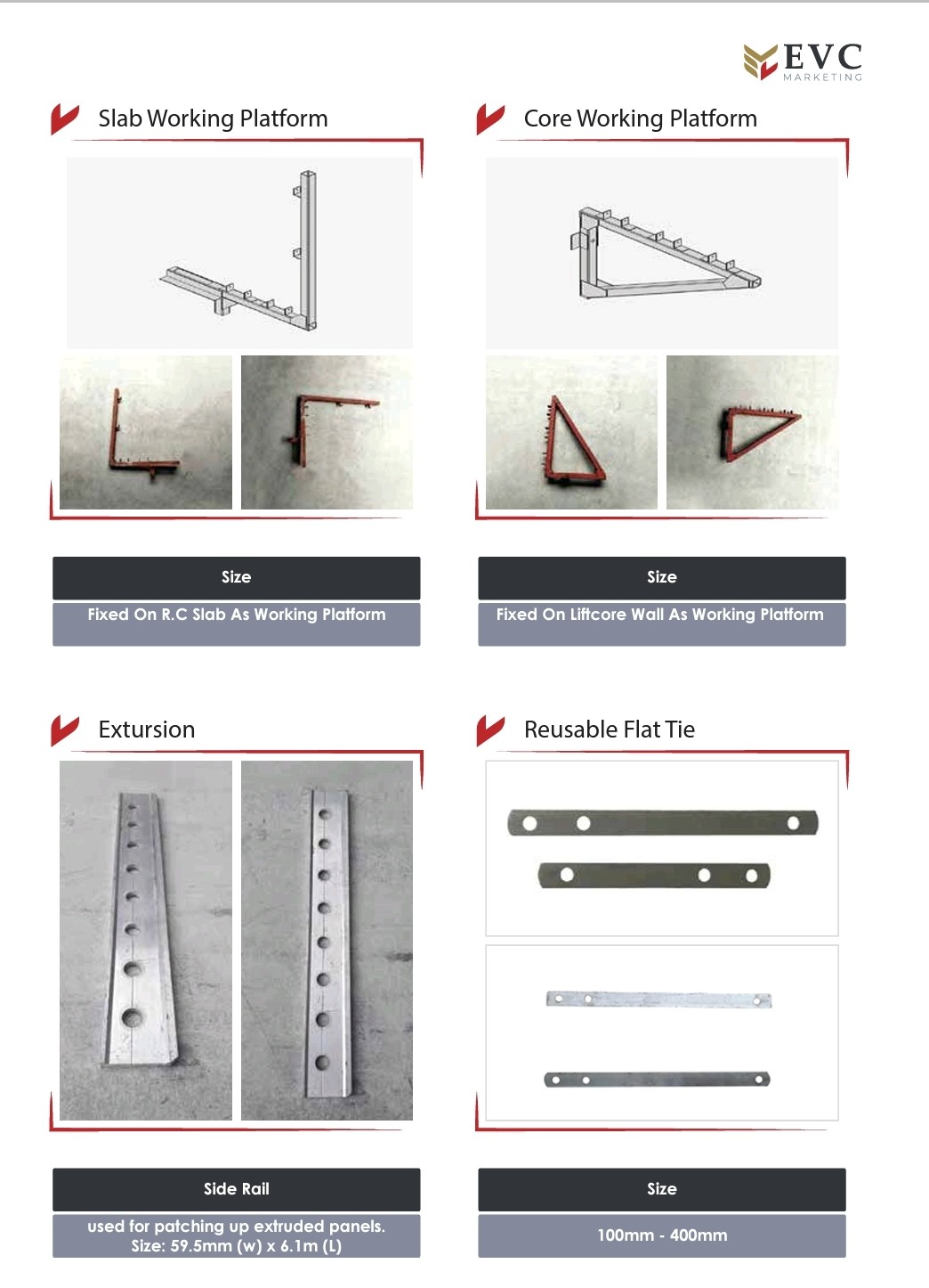 Aluminium Formwork Accessories 