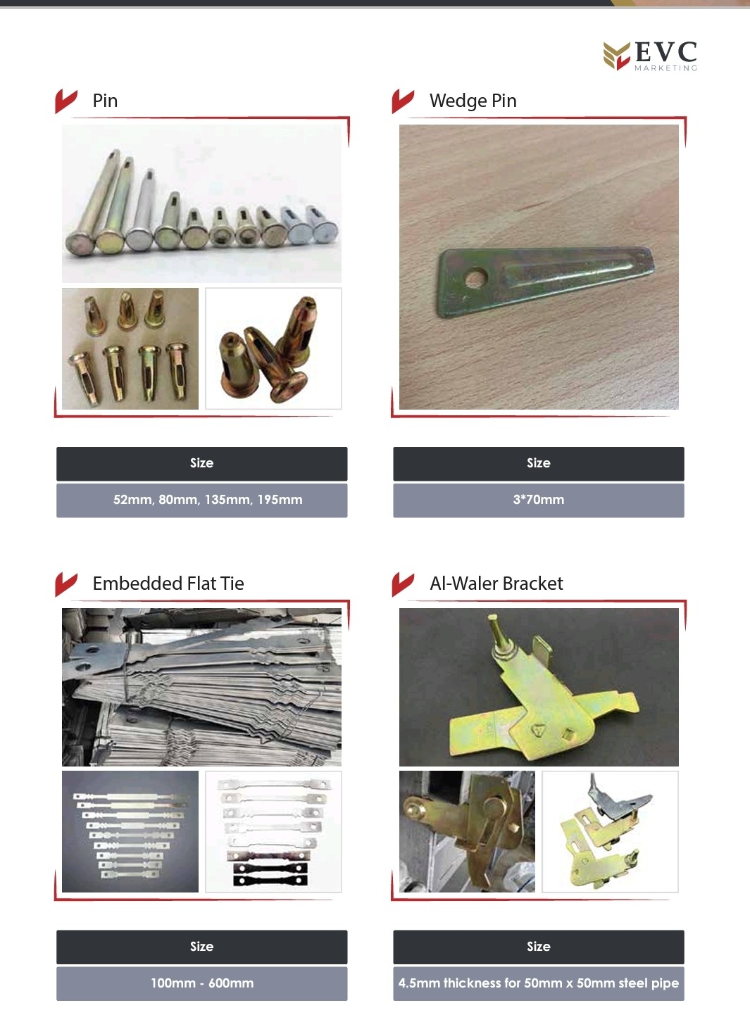 Aluminium Formwork Accessories 