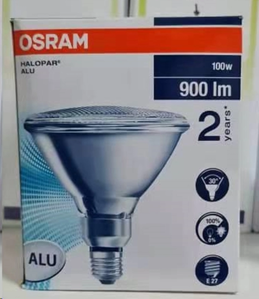 OSRAM 64839 100W 240V 900LM PAR38 2900K HALOPAR ALU FL HALOGEN LAMP GE  BRAND (USA) GE BULBS Kuala Lumpur (KL), Selangor, Malaysia Supplier,  Supply, Supplies, Distributor | JLL Electrical Sdn Bhd