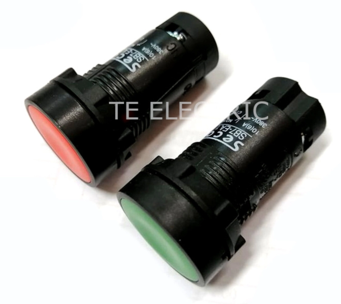 SECO 22MM SB7 RED /GREEN PUSH BUTTON