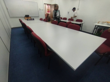 Rectangle Conference Meeting Table | Meja Mesyuarat Besar Murah deliver to Masjid Ibadur Rahman Kepala Batas Penang | Office Table Penang