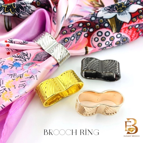 Elegant Brooch Stylish Hijab Brooch Ring Tudung Bawal Kerongsang Tudung R3180