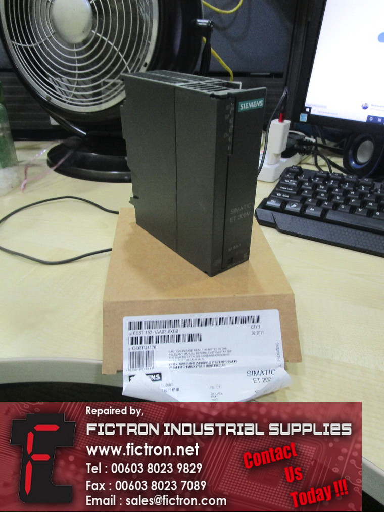 6ES7 153-1AA03-0XB0 6ES71531AA030XB0 SIEMENS Interface Module Supply Repair Malaysia Singapore Indonesia USA Thailand