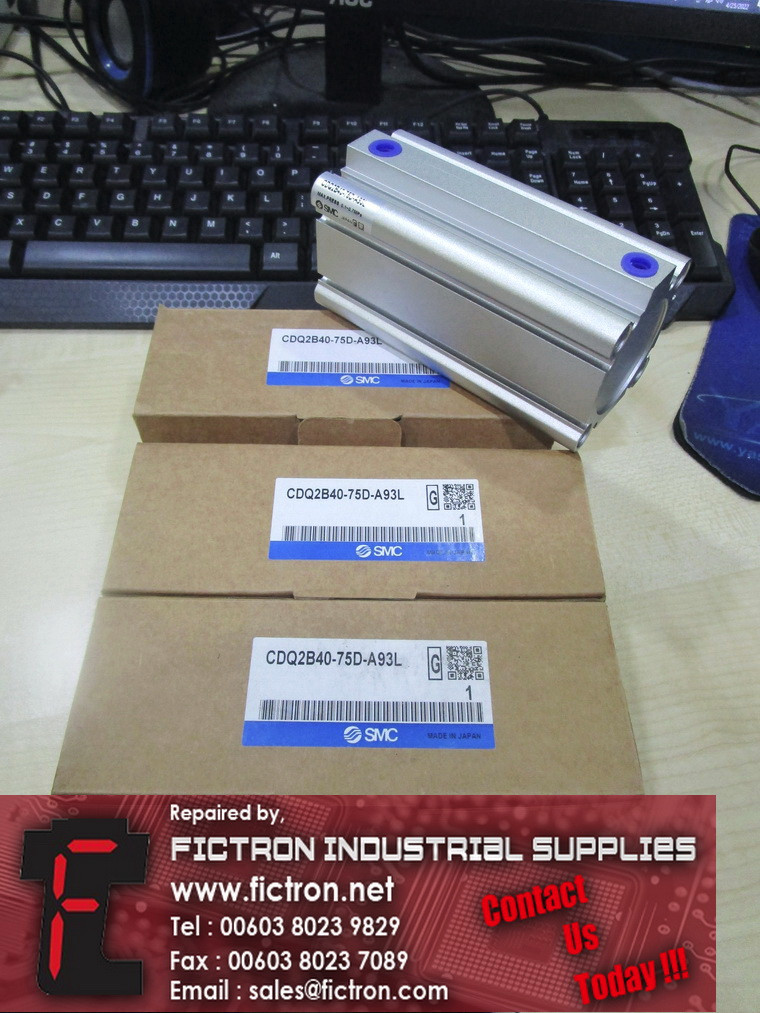 CDQ2B40-75D-A93L CDQ2B4075DA93L SMC Pneumatic Cylinder Supply Malaysia Singapore Indonesia USA Thailand