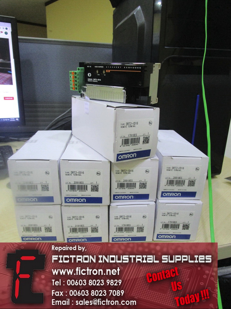 DRT2-ID16 DRT2ID16 OMRON Remote Terminal Supply Repair Malaysia Singapore Indonesia USA Thailand