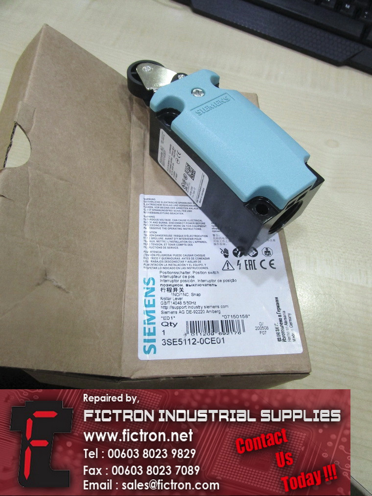 3SE5112-0CE01 3SE51120CE01 SIEMENS Limit Switch Supply Malaysia Singapore Indonesia USA Thailand