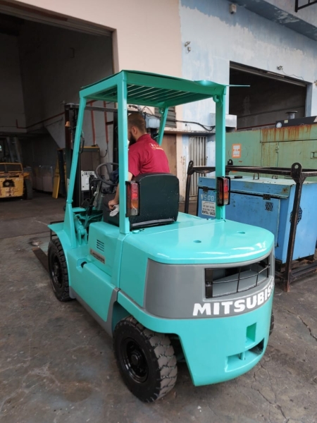 Used Mitsubishi 2.5 Ton Diesel Forklift Used Diesel Forklift for Sale Johor Bahru (JB), Malaysia, Selangor, Kuala Lumpur (KL), Masai, Shah Alam Rental, Supplier | Megah Machinery