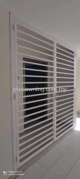 SWING DOOR GRILL @EDUSPHERE SUITES, CYBERJAYA, SELANGOR Grill Door Selangor, Malaysia, Kuala Lumpur (KL), Cheras Contractor, Service | Plus Awning & Iron Sdn Bhd