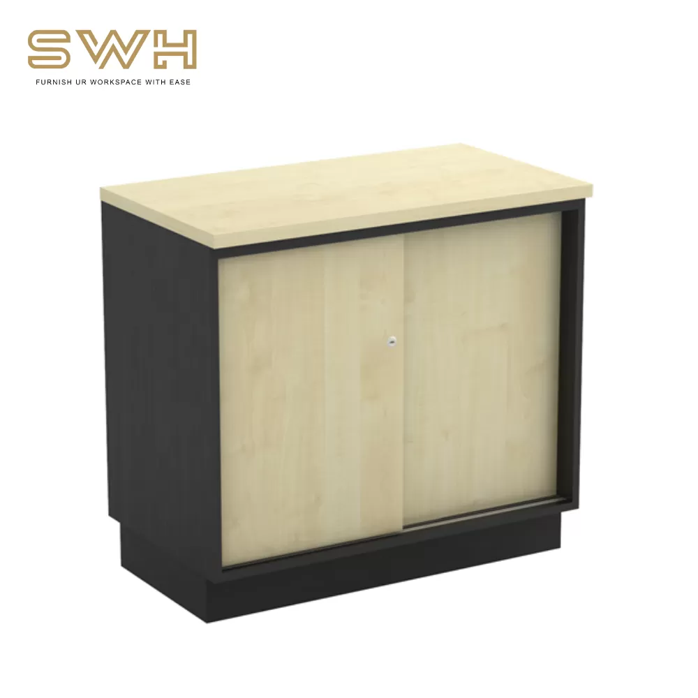 Sliding Door Low Cabinet | Office Furniture Penang