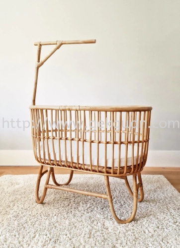 RATTAN BABY CRIB RATTAN FURNITURE Nursery & Kids Malaysia, Kuala