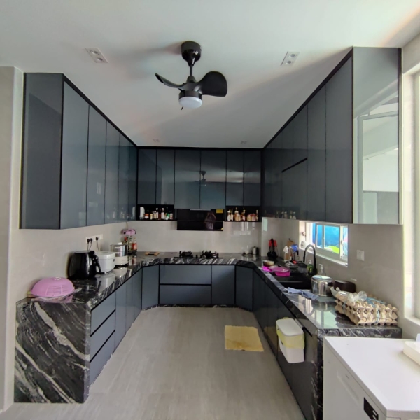 Kitchen Cabinet Aluminium Kitchen Cabinet JB, Johor Bahru, Malaysia Aluminium Fabrication, Glass Partition | METALIFE