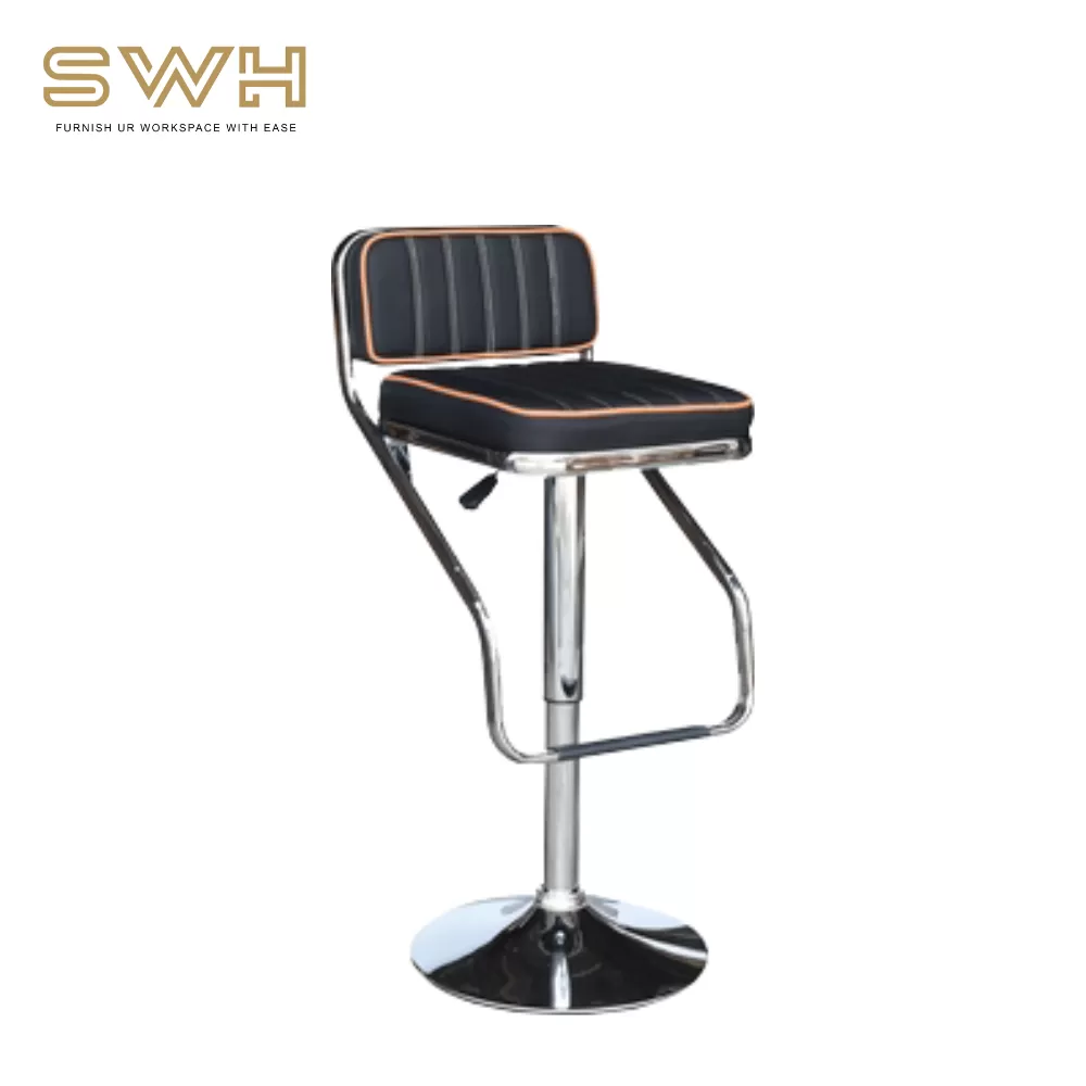 Premium Bar Chair with FootRest | Cafe Furniture Penang