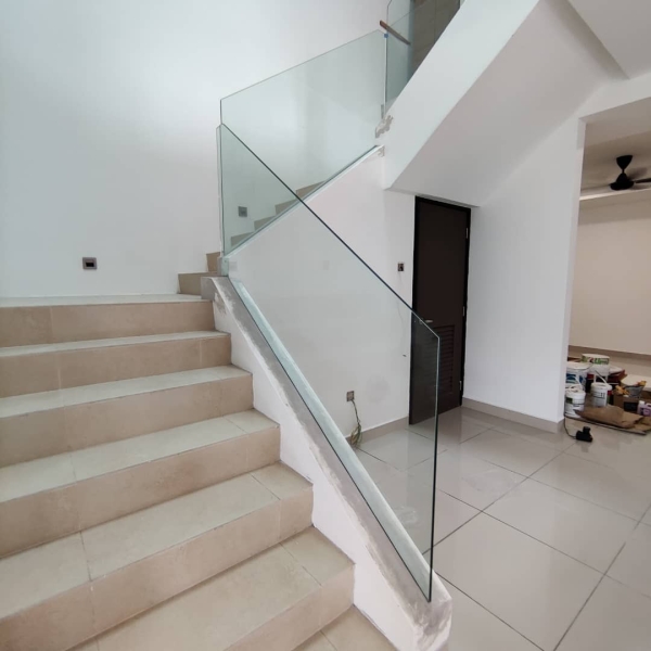 Staircase Glass Panel Staircase Glass Panel JB, Johor Bahru, Malaysia Aluminium Fabrication, Glass Partition | METALIFE