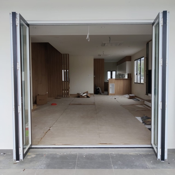 H/P Folding Door Aluminium Folding Door JB, Johor Bahru, Malaysia Aluminium Fabrication, Glass Partition | METALIFE