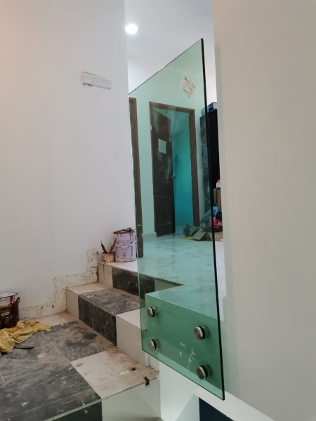 Glass Panel Staircase Glass Panel JB, Johor Bahru, Malaysia Aluminium Fabrication, Glass Partition | METALIFE