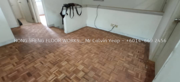 Wood Floor _ repair and polish Refurbishment Kampas Wood Flooring Parquet Flooring Selangor, Malaysia, Kuala Lumpur (KL), Petaling Jaya (PJ) Supplier, Suppliers, Supply, Supplies | Hong Sheng Floor Works