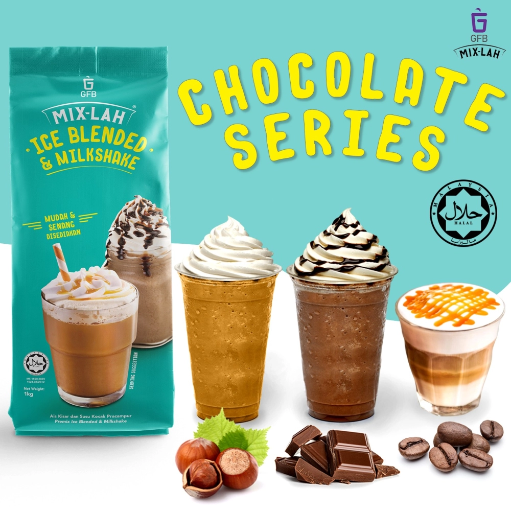 GFB MIX-LAH Serbuk Ice Blended - Chocolate Series