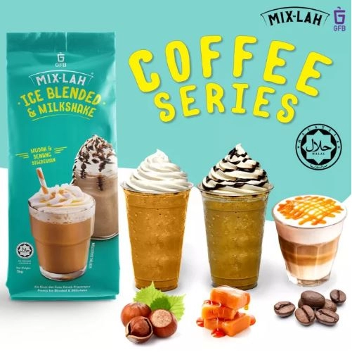 GFB MIX-LAH Serbuk Ice Blended - Coffee Series