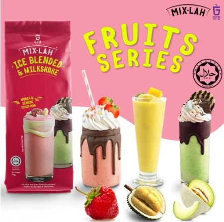 GFB MIX-LAH Serbuk Ice Blended - Fruit Series