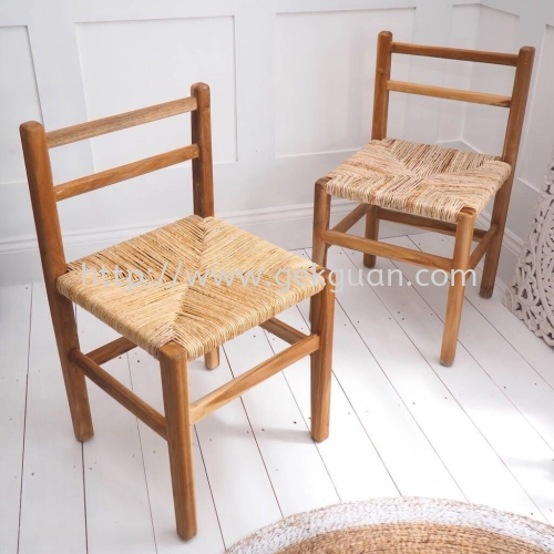 028 - WOODEN DINING CHAIR