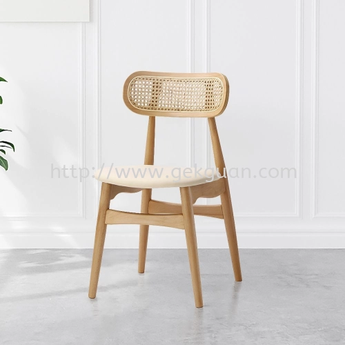 049 - WOODEN DINING CHAIR