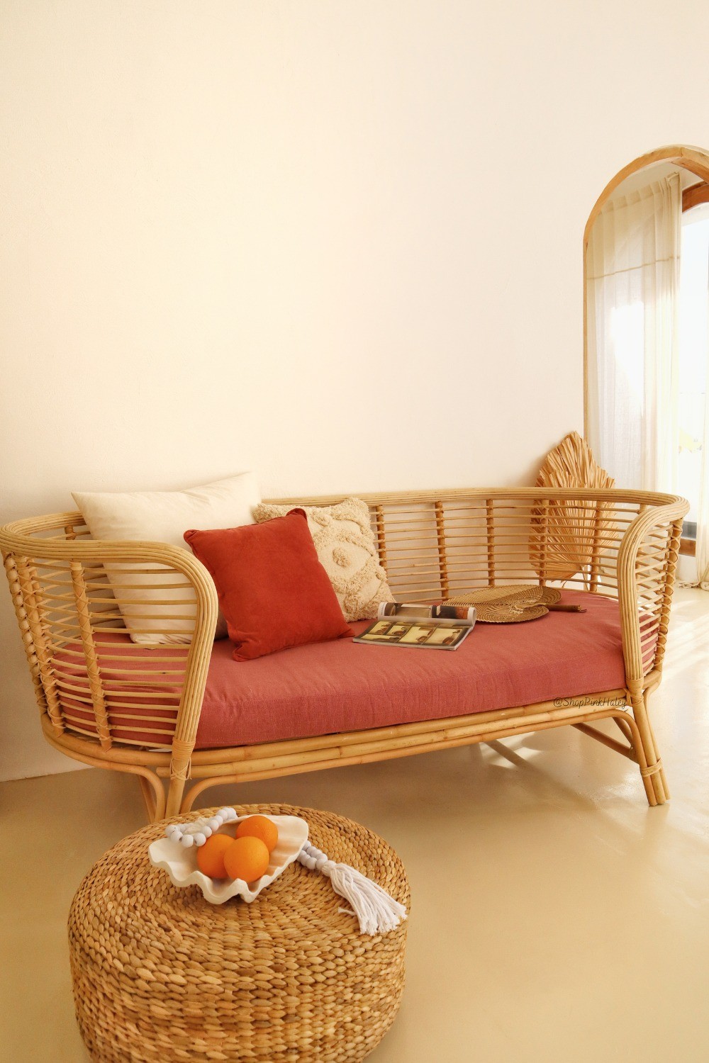 RDB 028 - RATTAN SLEEPING BED