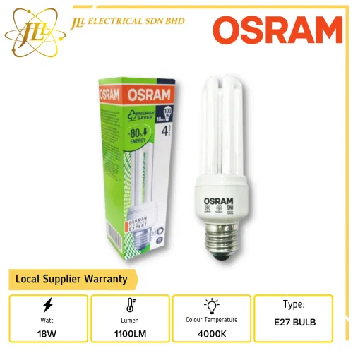 OSRAM DULUXSTAR 18W/840 220-240V E27 BULB