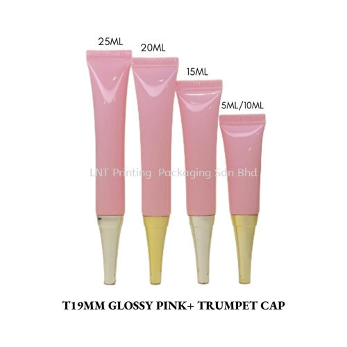 T19MM Glossy Pink With Trumpet Cap